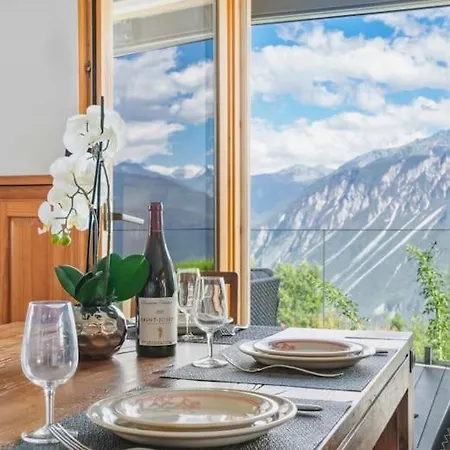 4bdr Alpine With Game And Sunny Terrace Vila Crans-Montana