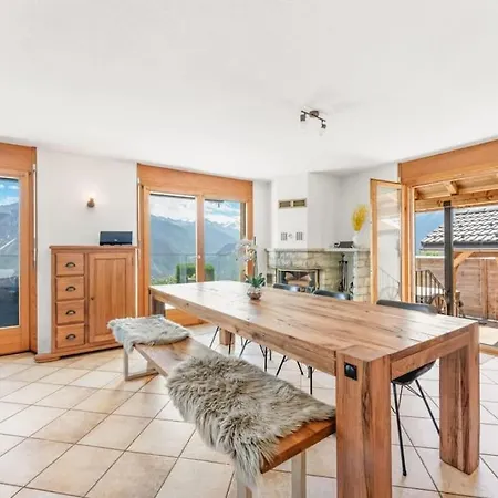 Vila 4bdr Alpine With Game And Sunny Terrace Crans-Montana